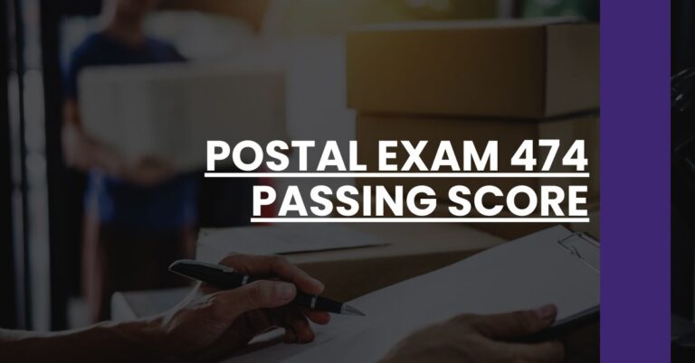 Postal Exam 474 Passing Score Feature Image