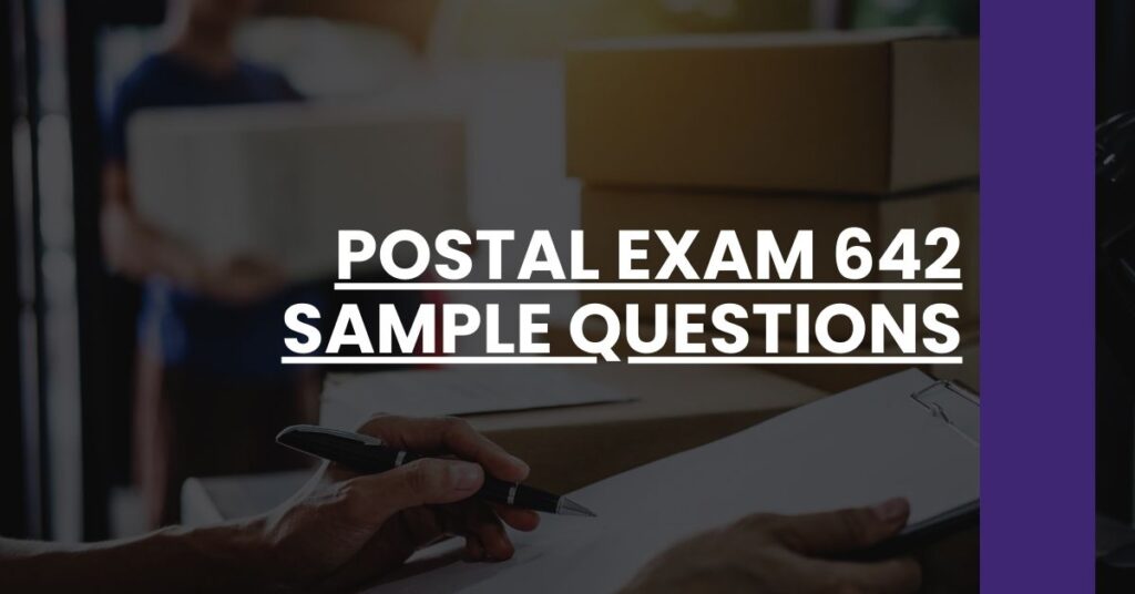 Postal Exam 642 Sample Questions Feature Image