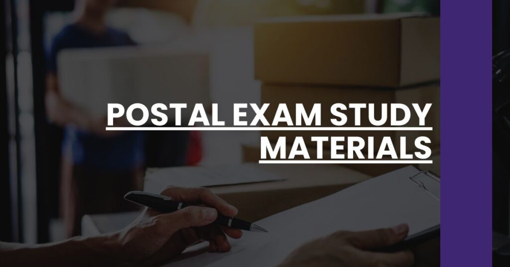 Postal Exam Study Materials Feature Image